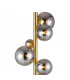 Marshall Floor Lamp 11 Light G9 Satin Gold Chrome Plated Glass-6