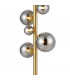 Marshall Floor Lamp 11 Light G9 Satin Gold Chrome Plated Glass-7