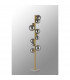 Marshall Floor Lamp 11 Light G9 Satin Gold Chrome Plated Glass-8
