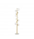 Marshall Floor Lamp 11 Light G9 Satin Gold Opal Glass-4