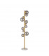 Marshall Floor Lamp 11 Light G9 Satin Gold Smoke Plated Glass-1