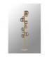 Marshall Floor Lamp 11 Light G9 Satin Gold Smoke Plated Glass-3