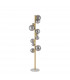 Marshall Floor Lamp 11 Light G9 Satin Gold Smoke Plated Glass-4