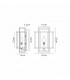 Delaware Wall Lamp E14 Black Gold-2