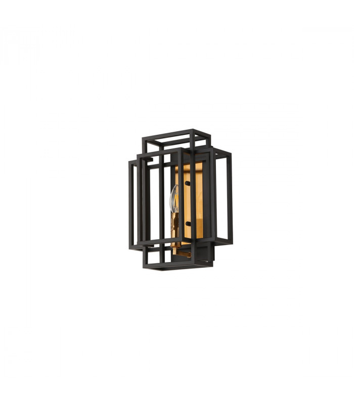 Delaware Wall Lamp E14 Black Gold-4