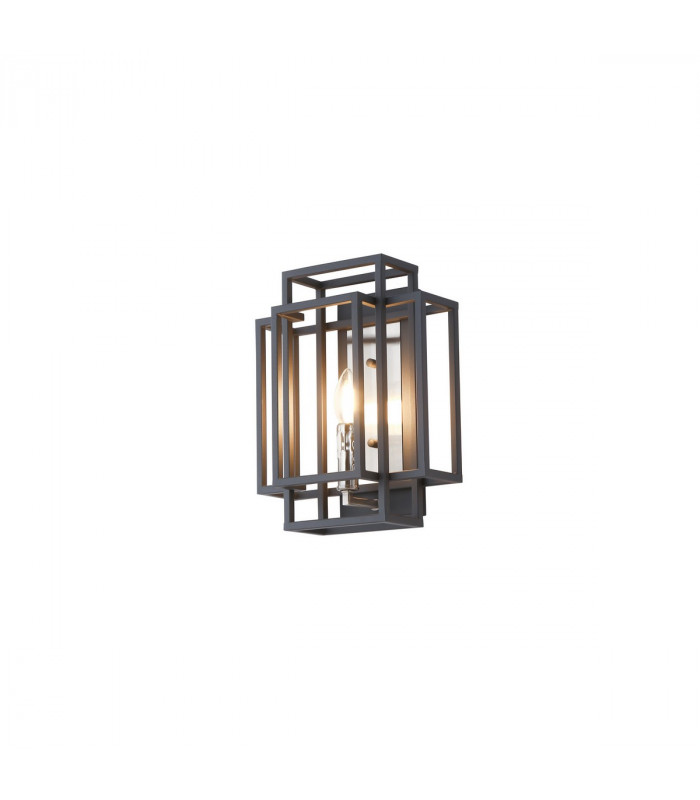 Delaware Wall Lamp E14 Anthracite Satin Nickel-1