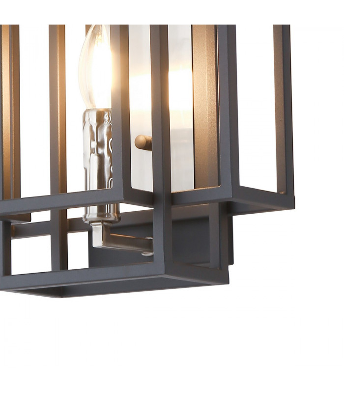 Delaware Wall Lamp E14 Anthracite Satin Nickel-6