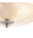 Watson 2 Light E27 Flush Ceiling Lamp IP44 Polished Nickel Prismatic Glass-9
