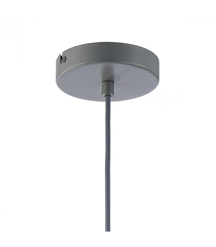 York Large Diamond Ceiling Pendant E27 Matt Grey-7
