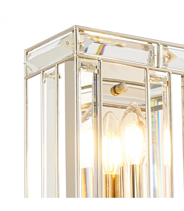 Vestal Square Wall Lamp E14 Polished Nickel-5