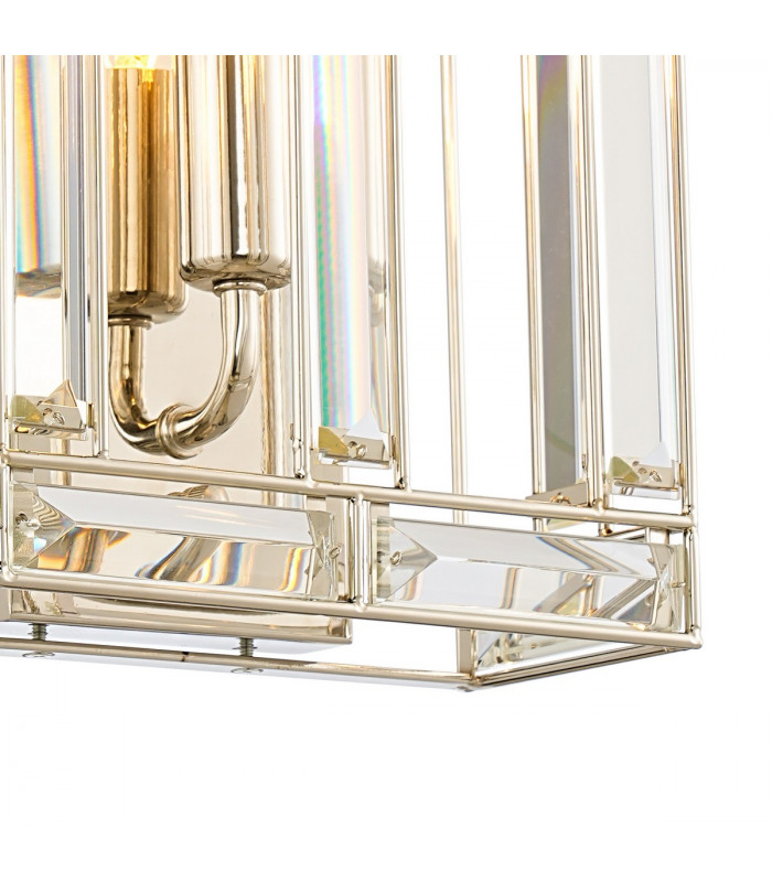 Vestal Square Wall Lamp E14 Polished Nickel-6