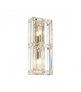 Vestal Rectangular Wall Lamp 2 Light E14 Polished Nickel-1