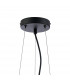 Lysander 10 Light G9 Ceiling Pendant Round Satin Black Amber-7