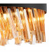 Lysander 10 Light G9 Ceiling Pendant Round Satin Black Amber-9