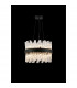 Lysander 10 Light G9 Ceiling Pendant Round Satin Black Clear-3