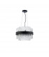Lysander 10 Light G9 Ceiling Pendant Round Satin Black Clear-6