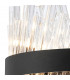 Lysander 10 Light G9 Ceiling Pendant Round Satin Black Clear-8