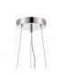 Lysander 10 Light G9 Ceiling Pendant Round Polished Nickel Amber-7