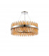 Lysander 24 Light G9 Ceiling Pendant Round Polished Nickel Amber Item Weight: 23.13kg-4