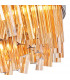 Lysander 24 Light G9 Ceiling Pendant Round Polished Nickel Amber Item Weight: 23.13kg-9