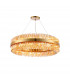 Lysander 32 Light G9 Ceiling Pendant Round Brass Amber Item Weight: 29.51kg-5