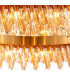 Lysander 32 Light G9 Ceiling Pendant Round Brass Amber Item Weight: 29.51kg-9