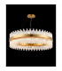 Lysander 32 Light G9 Ceiling Pendant Round Brass Clear Item Weight: 29.51kg-3