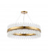 Lysander 32 Light G9 Ceiling Pendant Round Brass Clear Item Weight: 29.51kg-4