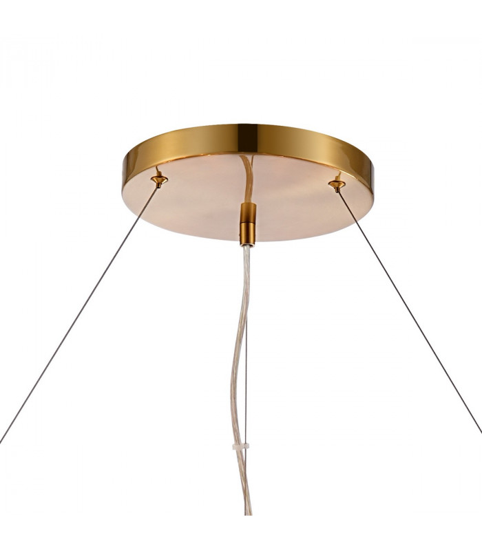 Lysander 32 Light G9 Ceiling Pendant Round Brass Clear Item Weight: 29.51kg-7