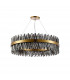 Lysander 32 Light G9 Ceiling Pendant Round Brass Smoke Item Weight: 29.51kg-4