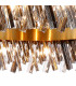 Lysander 32 Light G9 Ceiling Pendant Round Brass Smoke Item Weight: 29.51kg-9