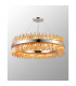 Lysander 32 Light G9 Ceiling Pendant Round Polished Nickel Amber Item Weight: 29.51kg-3