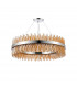 Lysander 32 Light G9 Ceiling Pendant Round Polished Nickel Amber Item Weight: 29.51kg-4