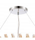 Lysander 32 Light G9 Ceiling Pendant Round Polished Nickel Amber Item Weight: 29.51kg-7