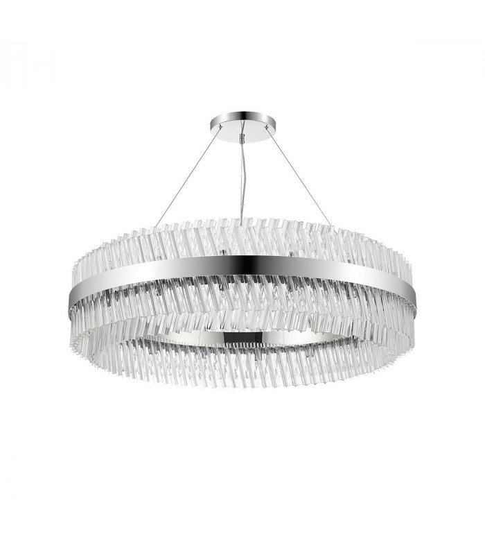 Lysander 32 Light G9 Ceiling Pendant Round Polished Nickel Clear Item Weight: 29.51kg-6