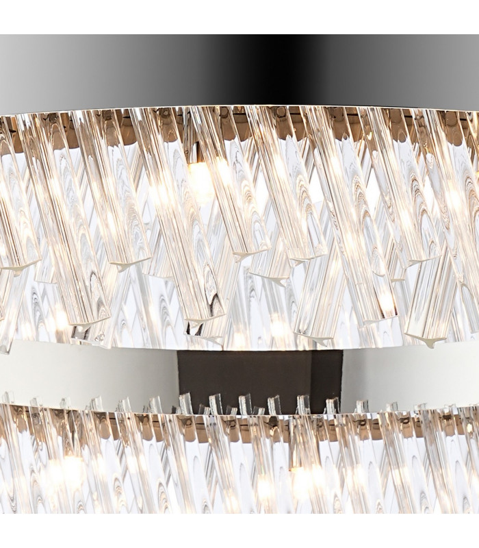 Lysander 32 Light G9 Ceiling Pendant Round Polished Nickel Clear Item Weight: 29.51kg-9