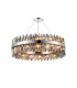 Lysander 32 Light G9 Ceiling Pendant Round Polished Nickel Smoke Item Weight: 29.51kg-1
