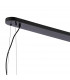 Lysander 24 Light G9 Ceiling Pendant Oblong Satin Black Amber Item Weight: 22.65kg-7