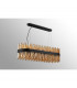 Lysander 24 Light G9 Ceiling Pendant Oblong Satin Black Amber Item Weight: 22.65kg-10