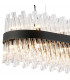 Lysander 24 Light G9 Ceiling Pendant Oblong Satin Black Clear Item Weight: 22.65kg-8