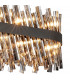 Lysander 24 Light G9 Ceiling Pendant Oblong Satin Black Smoke Item Weight: 22.65kg-9