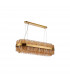 Lysander 24 Light G9 Ceiling Pendant Oblong Brass Amber Item Weight: 22.65kg-6