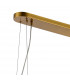 Lysander 24 Light G9 Ceiling Pendant Oblong Brass Clear Item Weight: 22.65kg-7