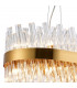 Lysander 24 Light G9 Ceiling Pendant Oblong Brass Clear Item Weight: 22.65kg-8