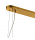 Lysander 24 Light G9 Ceiling Pendant Oblong Brass Smoke Item Weight: 22.65kg-7