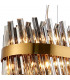 Lysander 24 Light G9 Ceiling Pendant Oblong Brass Smoke Item Weight: 22.65kg-8