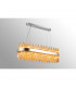 Lysander 24 Light G9 Ceiling Pendant Oblong Polished Nickel Amber Item Weight: 22.65kg-3