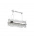 Lysander 24 Light G9 Ceiling Pendant Oblong Polished Nickel Clear Item Weight: 22.65kg-4