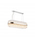 Lysander 24 Light G9 Ceiling Pendant Oblong Polished Nickel Clear Item Weight: 22.65kg-5
