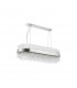Lysander 24 Light G9 Ceiling Pendant Oblong Polished Nickel Clear Item Weight: 22.65kg-6